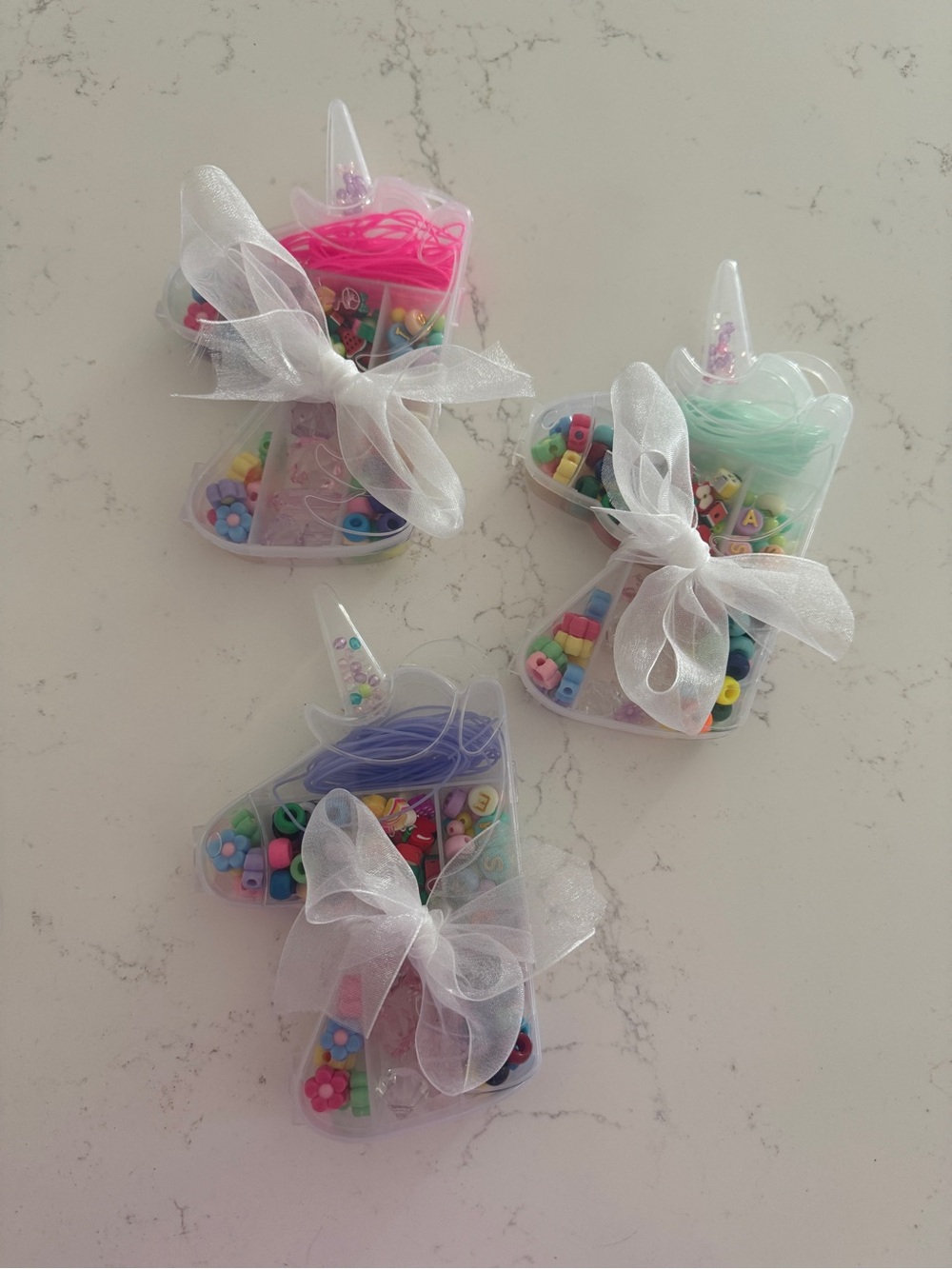 Unicorn Bead Kits with Pastel Cord